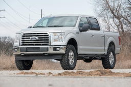 3-Inch Lift Kit with Vertex Struts for 2014-2020 F-150 4WD, view 5, Rough Country 54557RED
