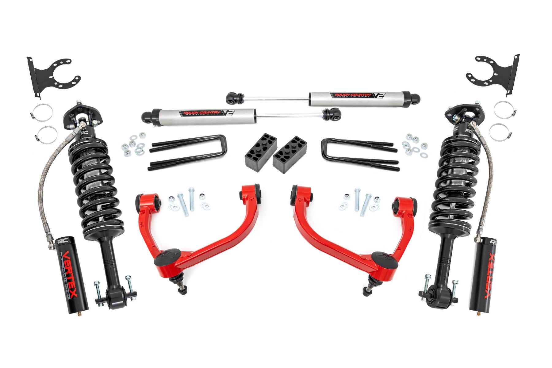 Rough Country 3-Inch Lift Kit with Vertex Struts for 2014-2020 F-150 4WD