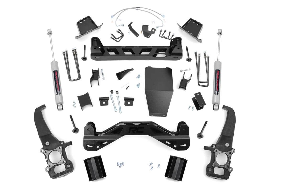 Rough Country 6-Inch Lift Kit with N3 Shocks for 2004–2008 Ford F-150 4WD