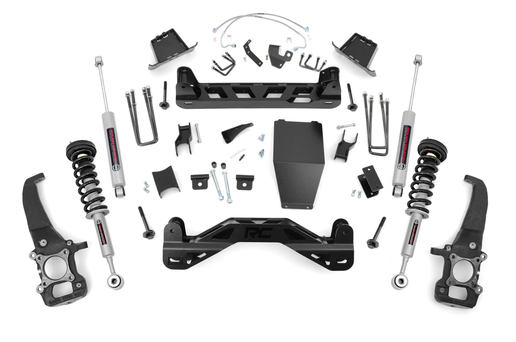 Rough Country 6-Inch Lift Kit with N3 Struts for 2004–2008 Ford F-150 4WD