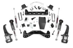 6-Inch Lift Kit with N3 Struts for 2004–2008 Ford F-150 4WD dimension diagram, Rough Country 54623