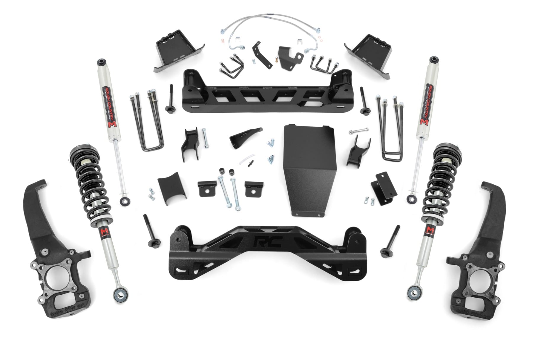 Rough Country 6-Inch Lift Kit with M1 Shocks for 2004–2008 Ford F-150 4WD