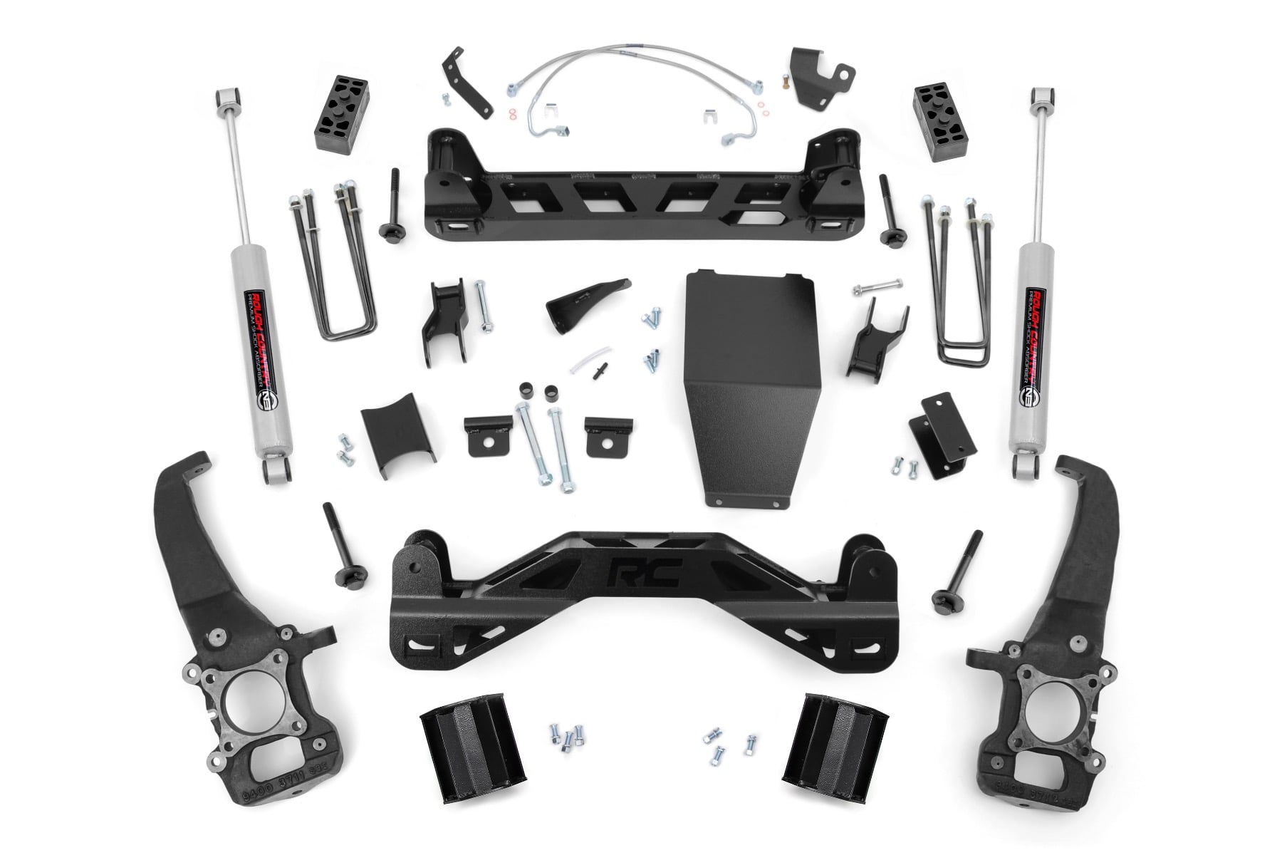 Rough Country 4-Inch Lift Kit with N3 Shocks for 2004–2008 Ford F-150 4WD