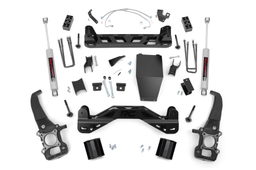4-Inch Lift Kit with N3 Shocks for 2004–2008 Ford F-150 4WD dimension diagram, Rough Country 54720