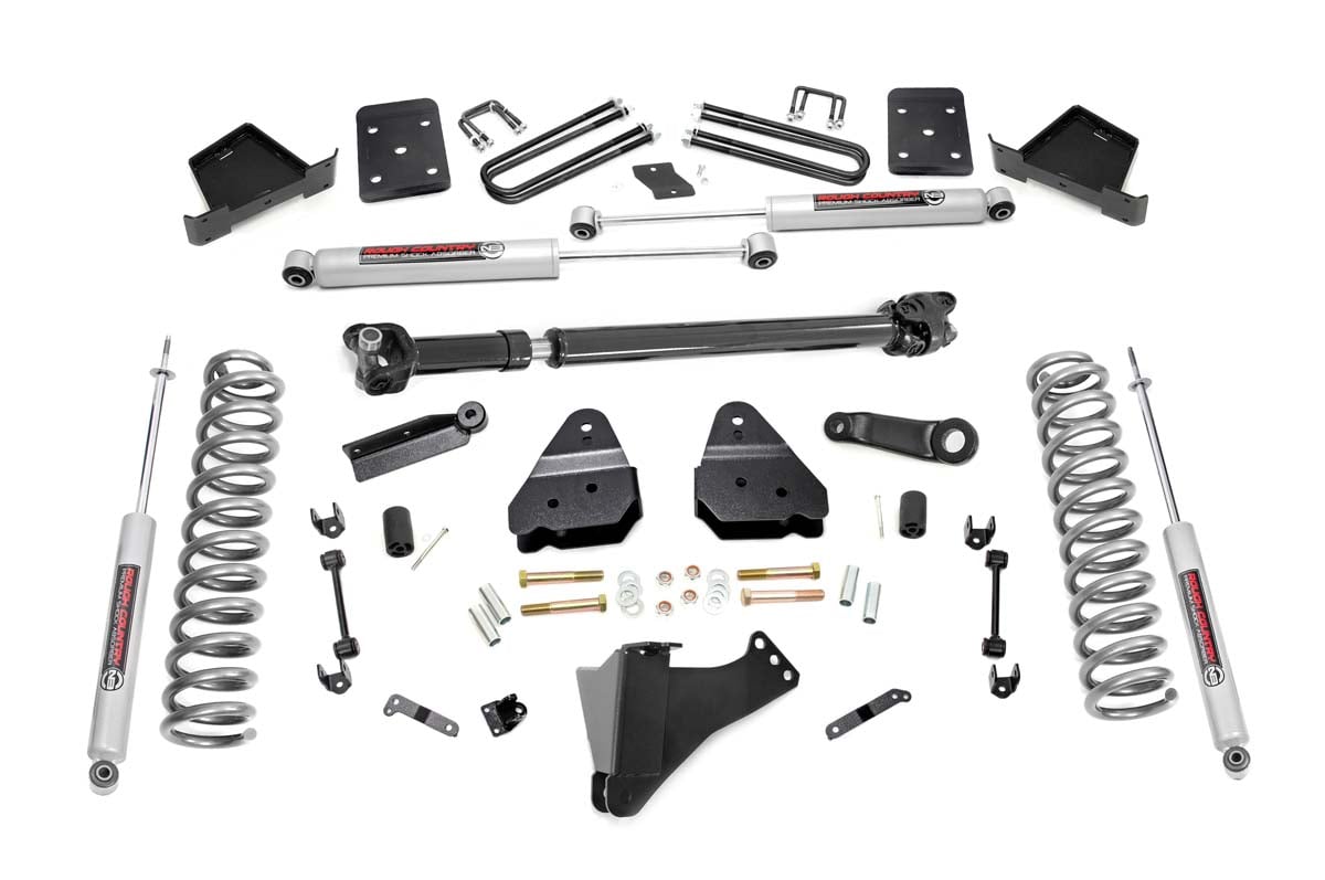 Rough Country 4.5-Inch Lift Kit with N3 Shocks for 2017–2022 Ford Super Duty 4WD
