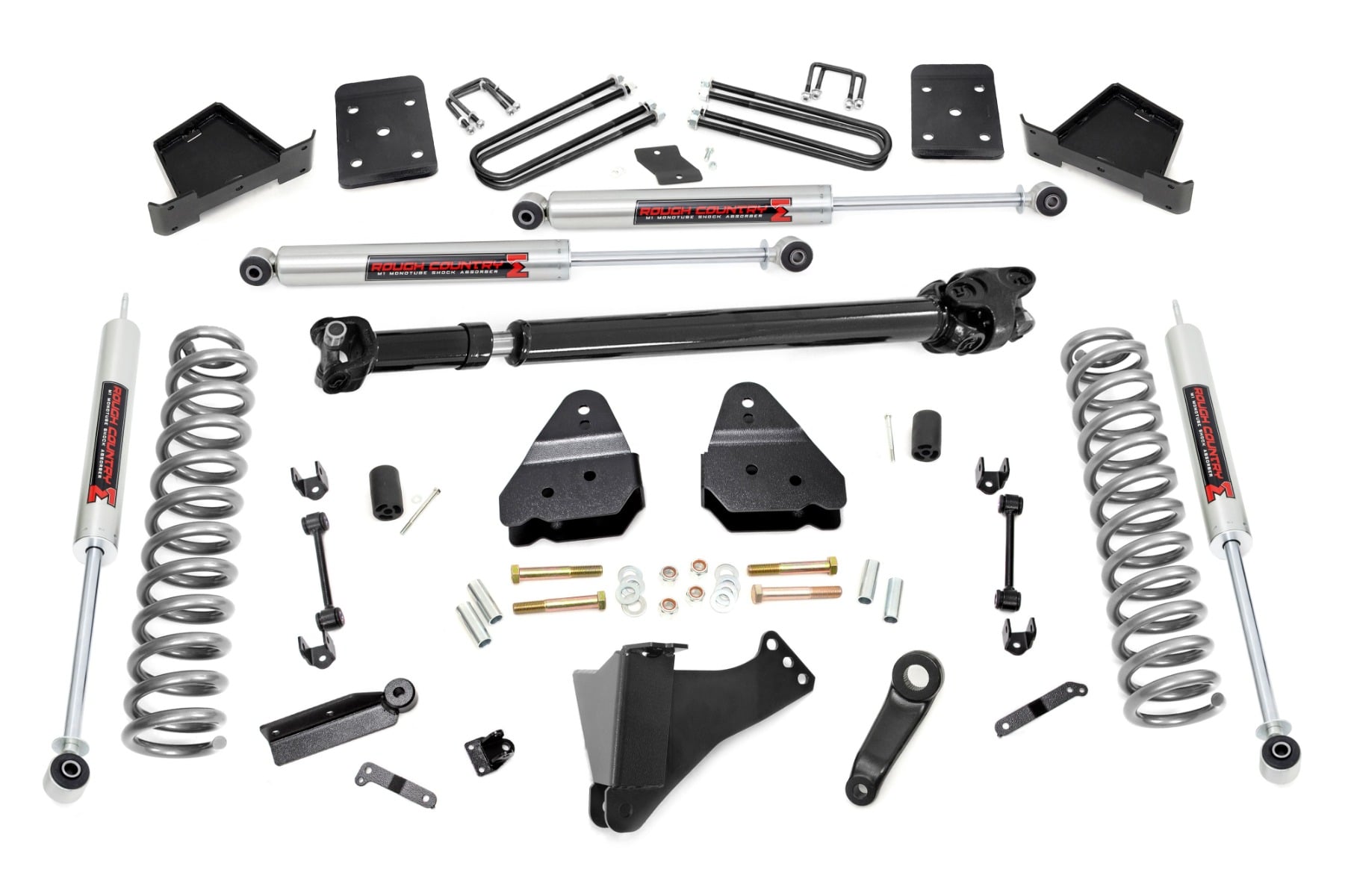 Rough Country 4.5-Inch Lift Kit with M1 Shocks for 2017-2022 Ford Super Duty 4WD