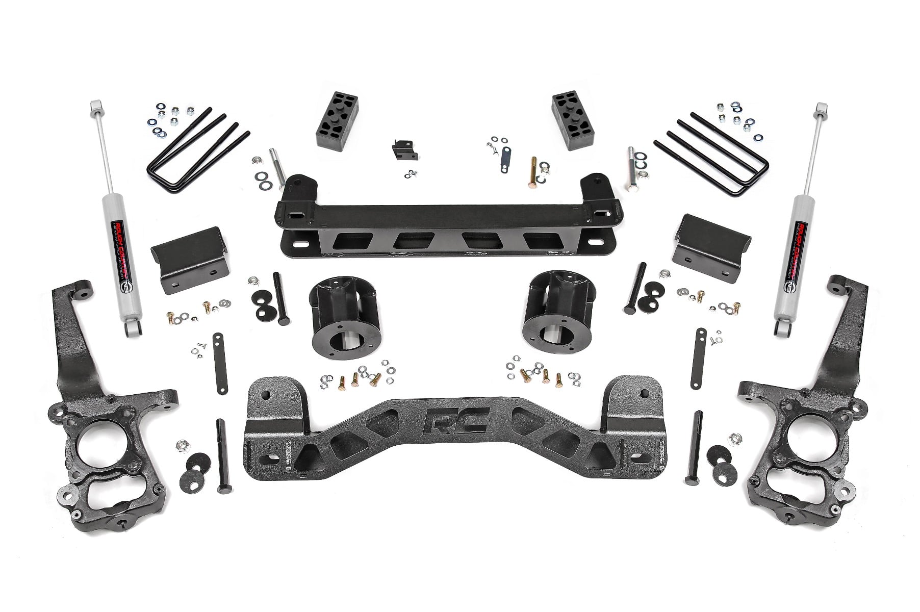 Rough Country 4-Inch Lift Kit with N3 Shocks for 2015–2020 Ford F-150 2WD