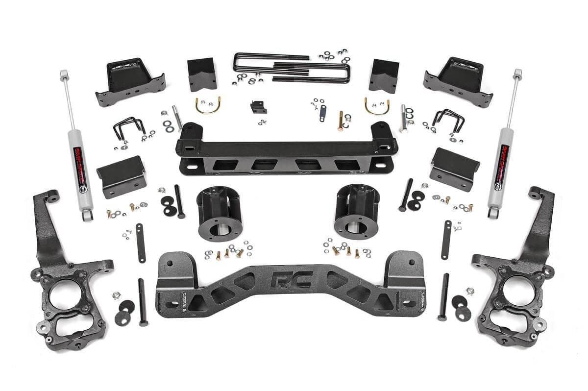 Rough Country 6-Inch Lift Kit with N3 Shocks for 2015–2020 Ford F-150 2WD