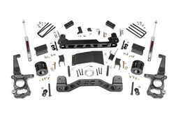 4-Inch Lift Kit with N3 Shocks for 2015–2020 Ford F-150 4WD — Part 55530 dimension diagram, Rough Country