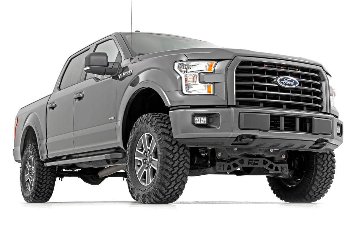 4-Inch Lift Kit with N3 Shocks for 2015–2020 Ford F-150 4WD — Part 55530, Rough Country