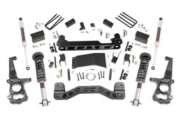4-Inch Lift Kit with M1 Shocks for 2015–2020 Ford F-150 4WD dimension diagram, Rough Country 55540