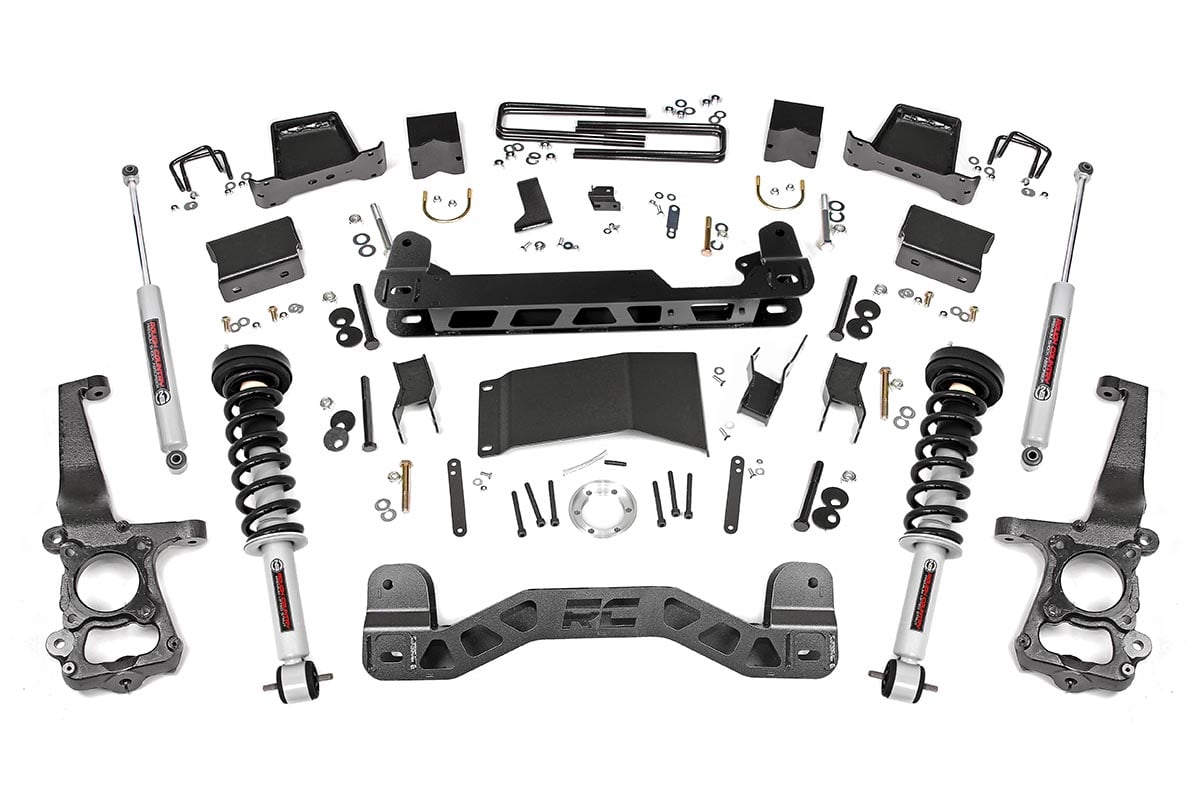 Rough Country 6-Inch Lift Kit with N3 Shocks for 2015–2020 Ford F-150 4WD