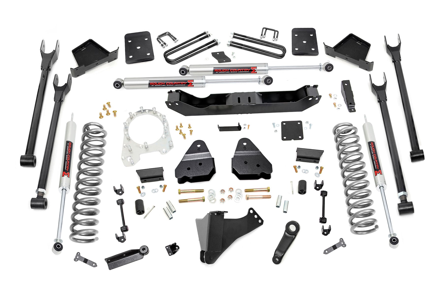 6-Inch Lift Kit with M1 Shocks for 2017-2022 Ford F-250 4WD, Rough Country 56040