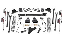 6-Inch Lift Kit with Vertex Shocks for Super Duty 4WD (2017–2022) with Front CV Drive Shaft, Rough Country 56051