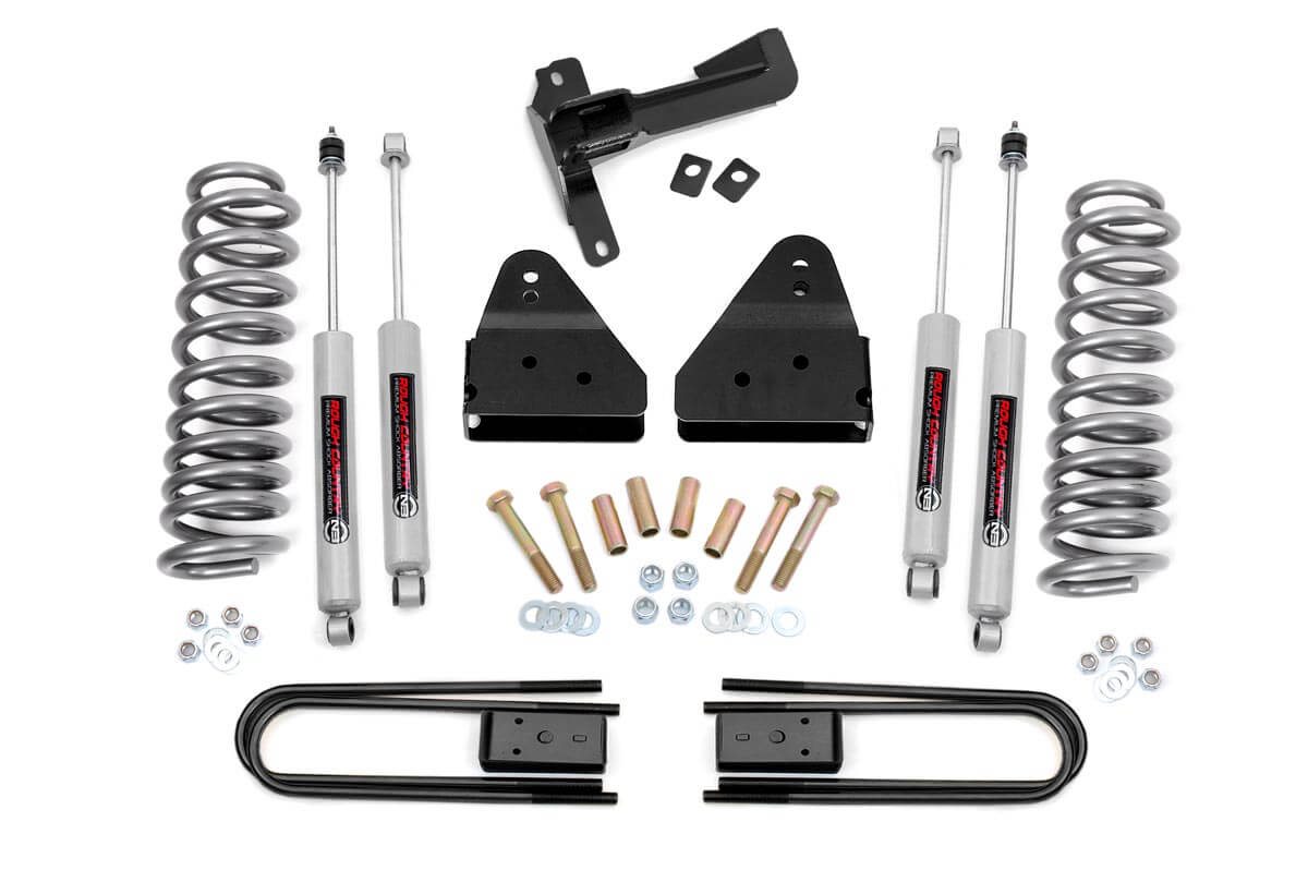 Rough Country 3-Inch Lift Kit with N3 Shocks for F-250 Super Duty 4WD