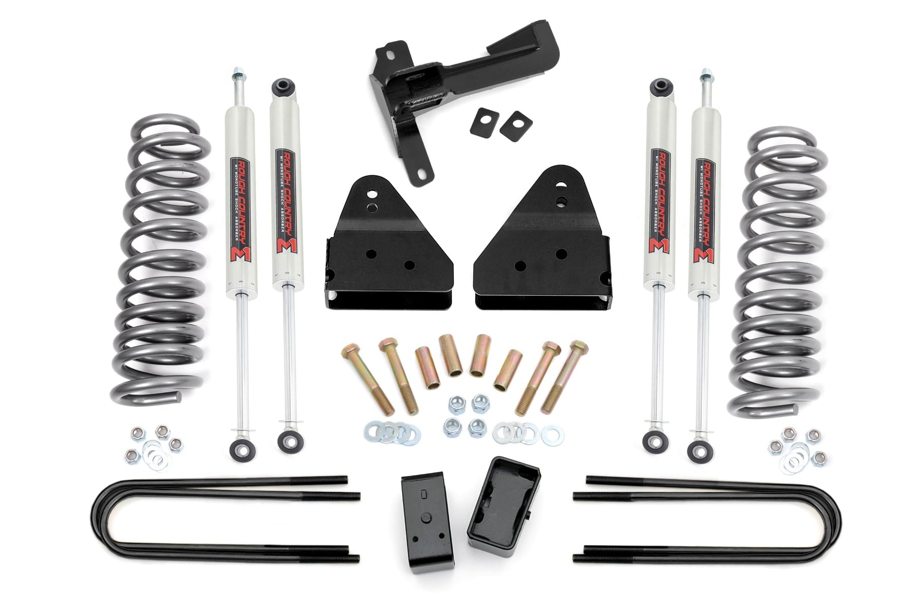 Rough Country 3-Inch Lift Kit with M1 Shocks for F-250 Super Duty 4WD