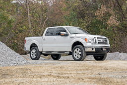 2-Inch Lift Kit with M1 Shocks for Ford F-150 4WD (2009-2013), view 3, Rough Country 56840