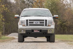 2 Inch Red Aluminum Leveling Kit for 2009–2013 F-150, view 4, Rough Country 568RED