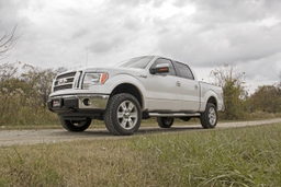 2 Inch Red Aluminum Leveling Kit for 2009–2013 F-150, view 5, Rough Country 568RED