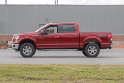 2-Inch Lift Kit with Vertex Shocks for Ford F-150 4WD (2014–2020), view 3, Rough Country 56950