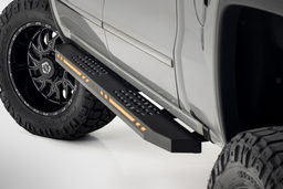 AC2 Lighted Running Boards for Silverado/Sierra 1500 Crew Cab shown installed, Rough Country 57003