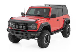 AC2 Running Boards with LED Lighting for 2021-2025 Ford Bronco 4WD, view 3, Rough Country 57004