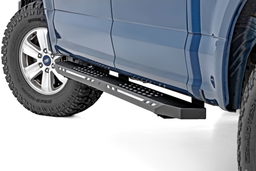 AC2 Lighted Running Boards for Ford F-150 Crew Cab, view 2, Rough Country 57005