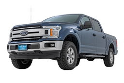 AC2 Lighted Running Boards for Ford F-150 Crew Cab, view 3, Rough Country 57005
