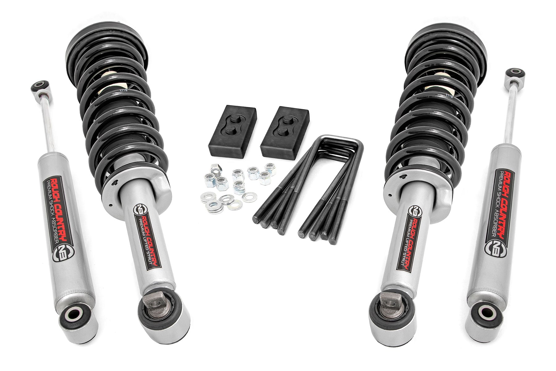 Rough Country 2-Inch Lift Kit with N3 Shocks for 2021–2025 Ford F-150 4WD