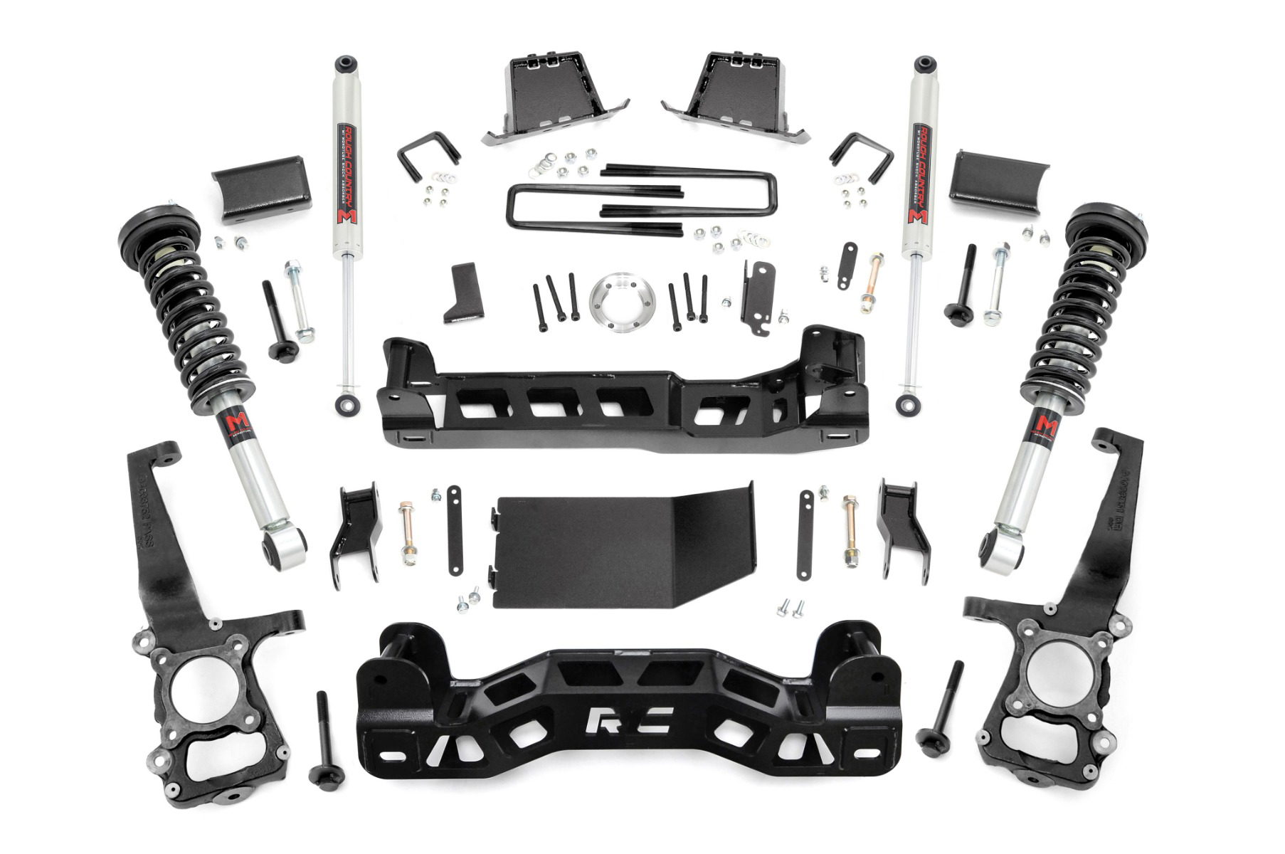 6-Inch Lift Kit with M1 Shocks for 2011-2013 Ford F-150 4WD, Rough Country 57541