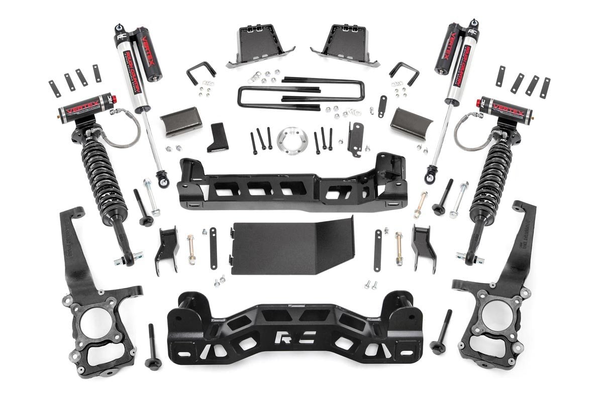 Rough Country 6-Inch Lift Kit with Vertex Shocks for 2014 Ford F-150 4WD