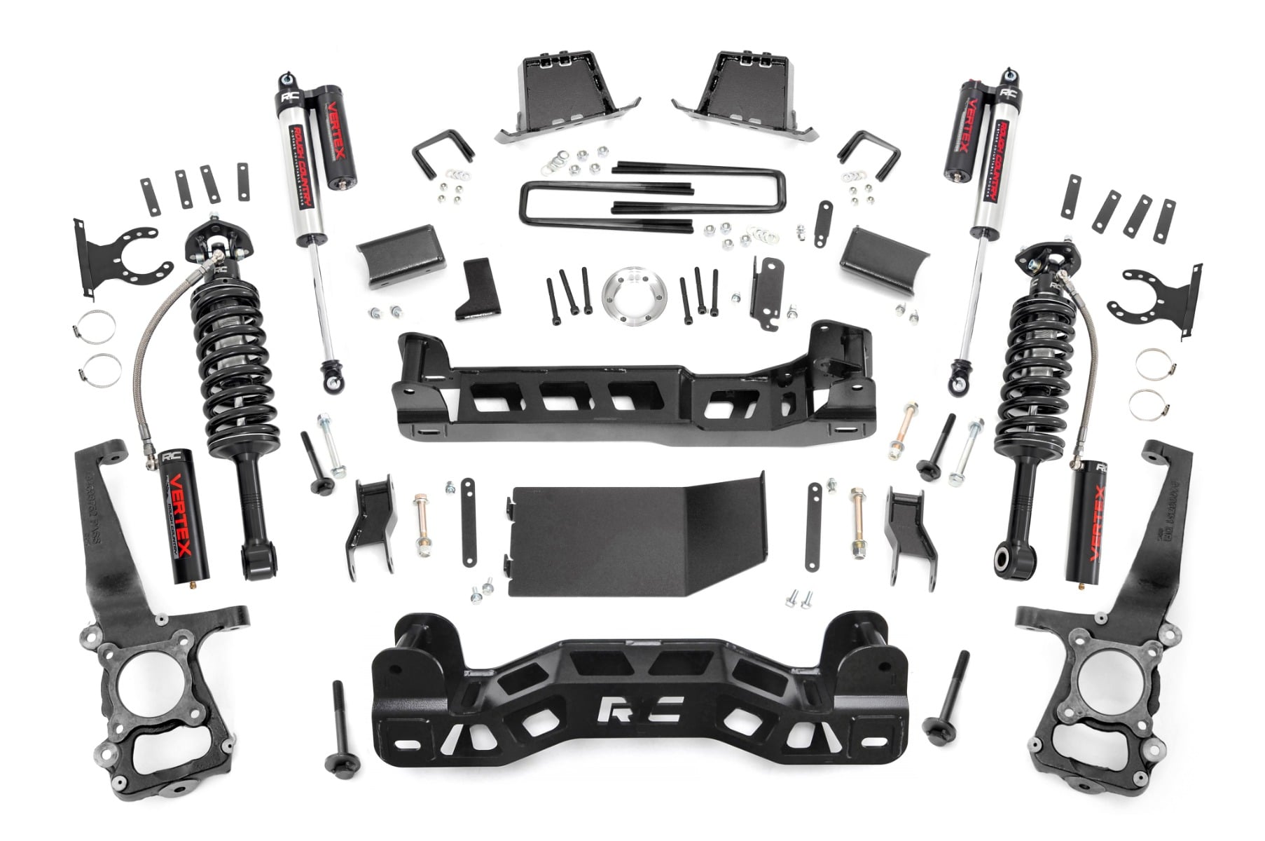 Rough Country 6-Inch Lift Kit with Vertex Shocks for 2011-2013 Ford F-150