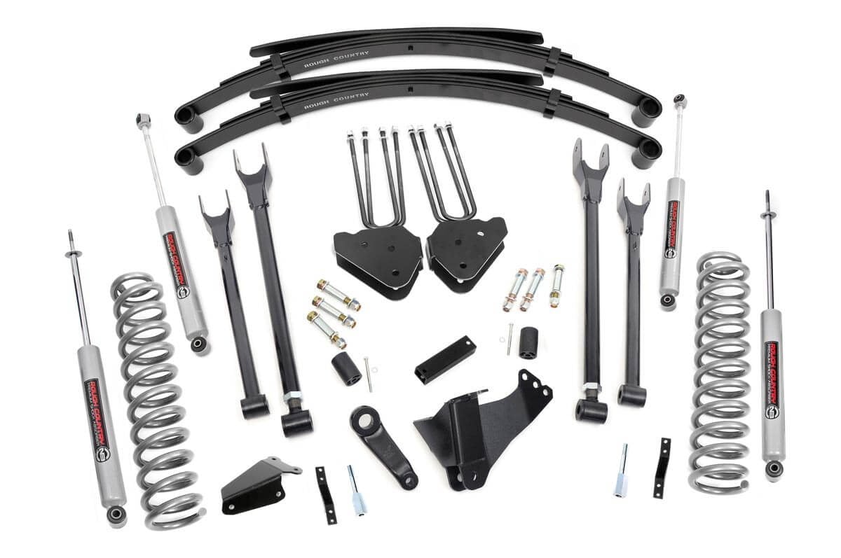 Rough Country 6-Inch Lift Kit with N3 Shocks for 2005–2007 Ford Super Duty 4WD with Control Arms