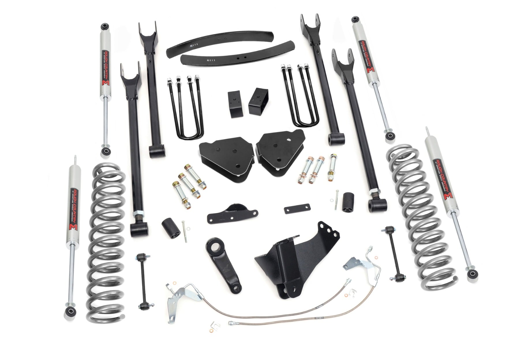Rough Country 6-Inch Lift Kit with M1 Shocks for 2008-2010 Ford Super Duty 4WD