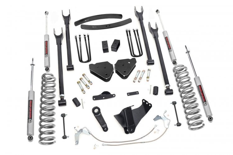 Rough Country 6-Inch Lift Kit with N3 Shocks for 2008–2010 Ford Super Duty 4WD