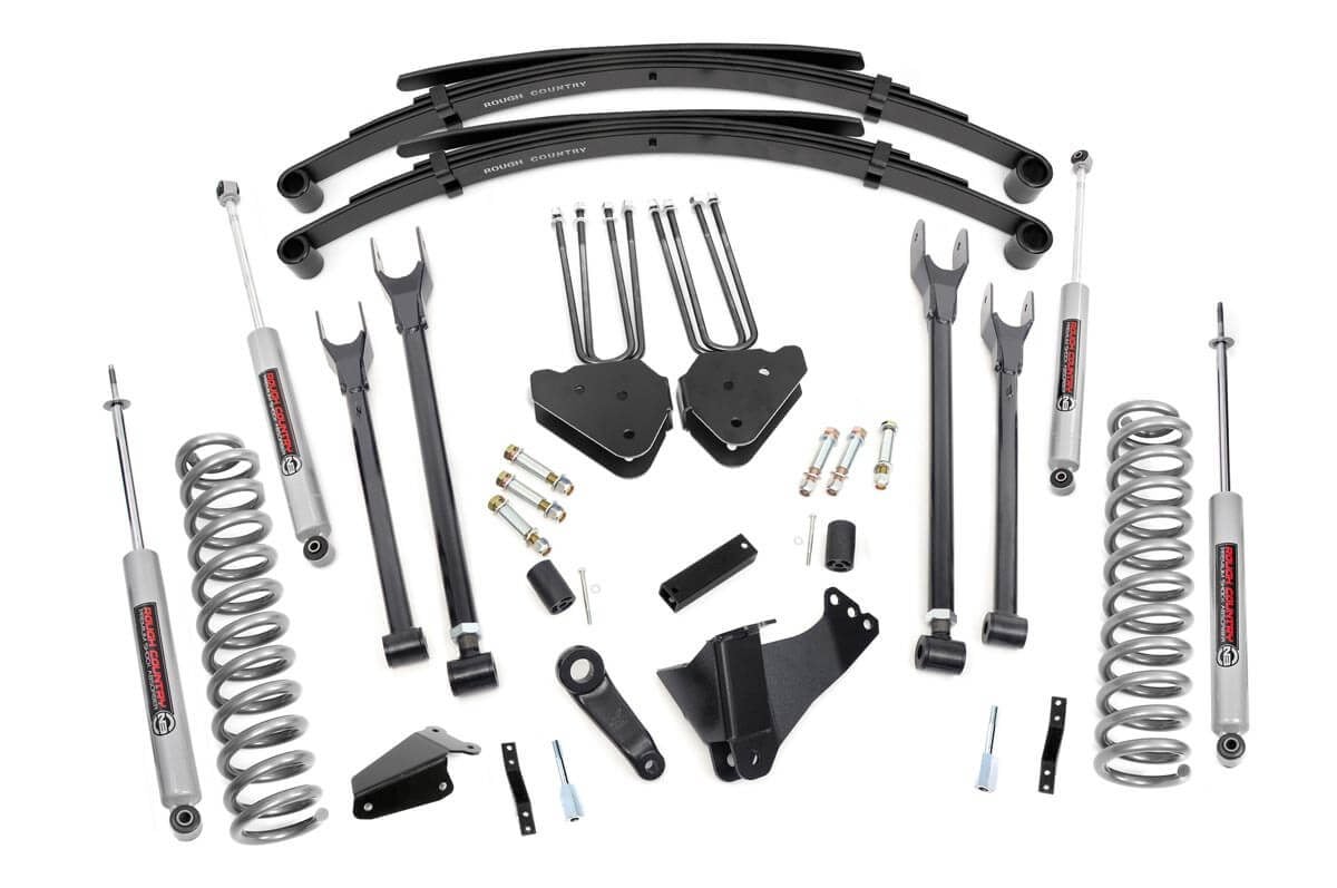 Rough Country 8-Inch Lift Kit with N3 Shocks for 2005-2007 Ford Super Duty 4WD