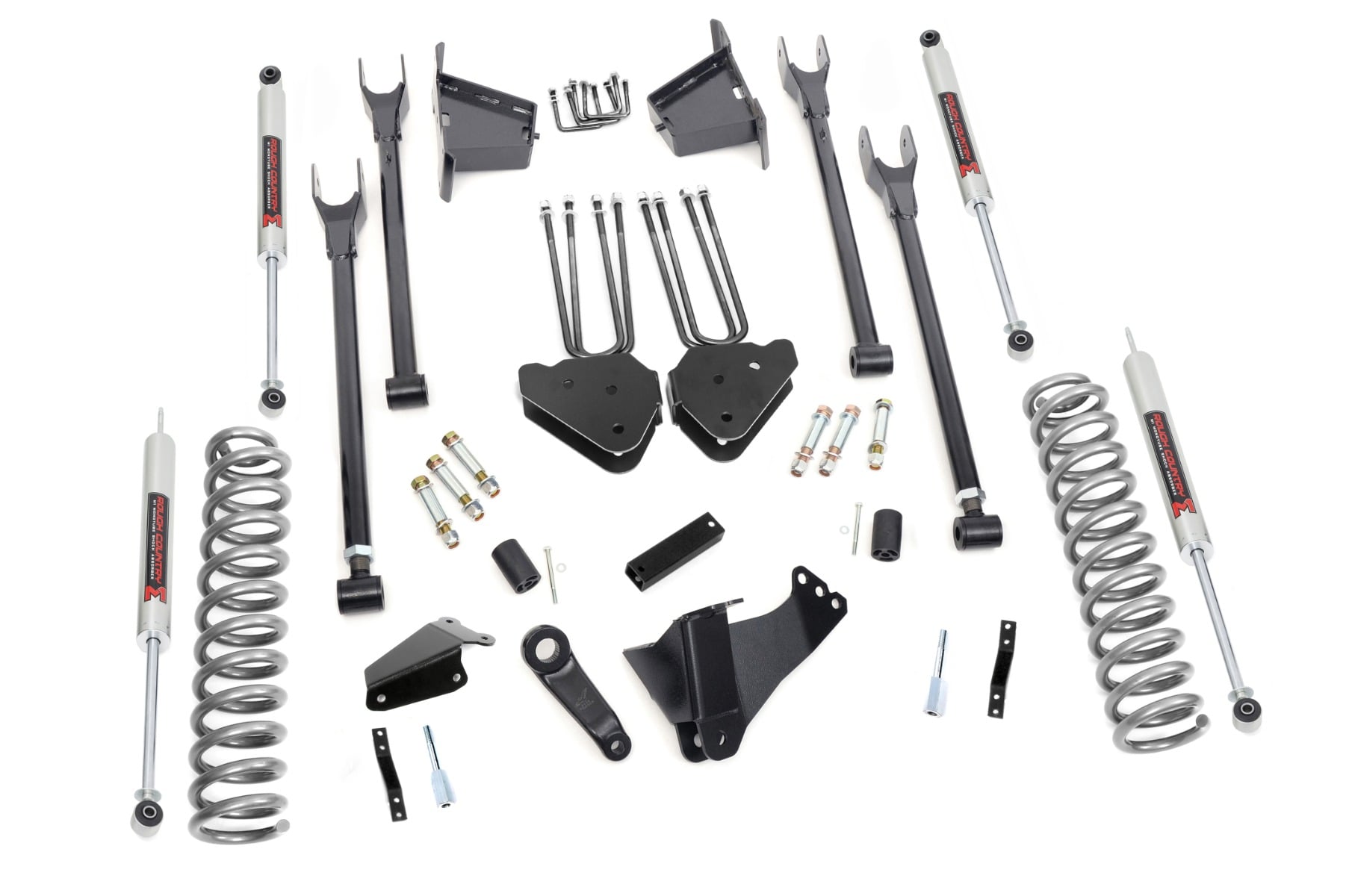 Rough Country 8-Inch Lift Kit with M1 Shocks for 2005–2007 Ford Super Duty 4WD
