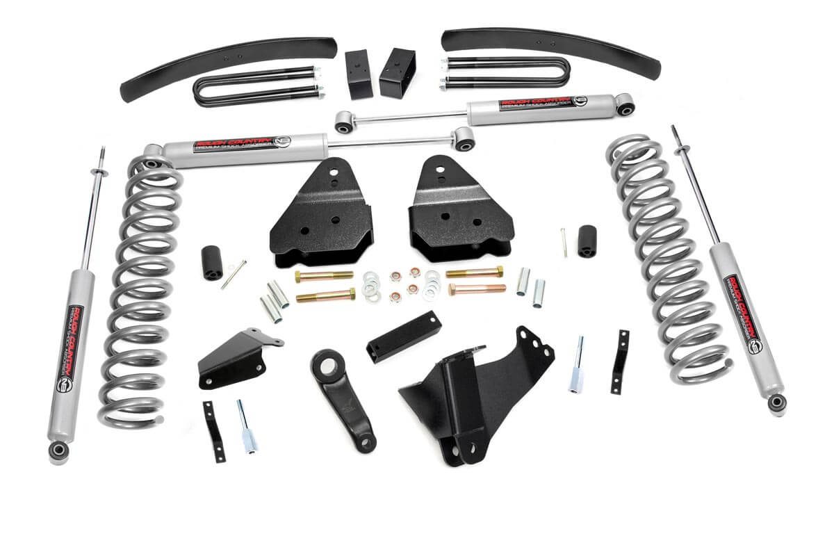 Rough Country 6-Inch Lift Kit with N3 Shocks for 2005-2007 Ford Super Duty 4WD
