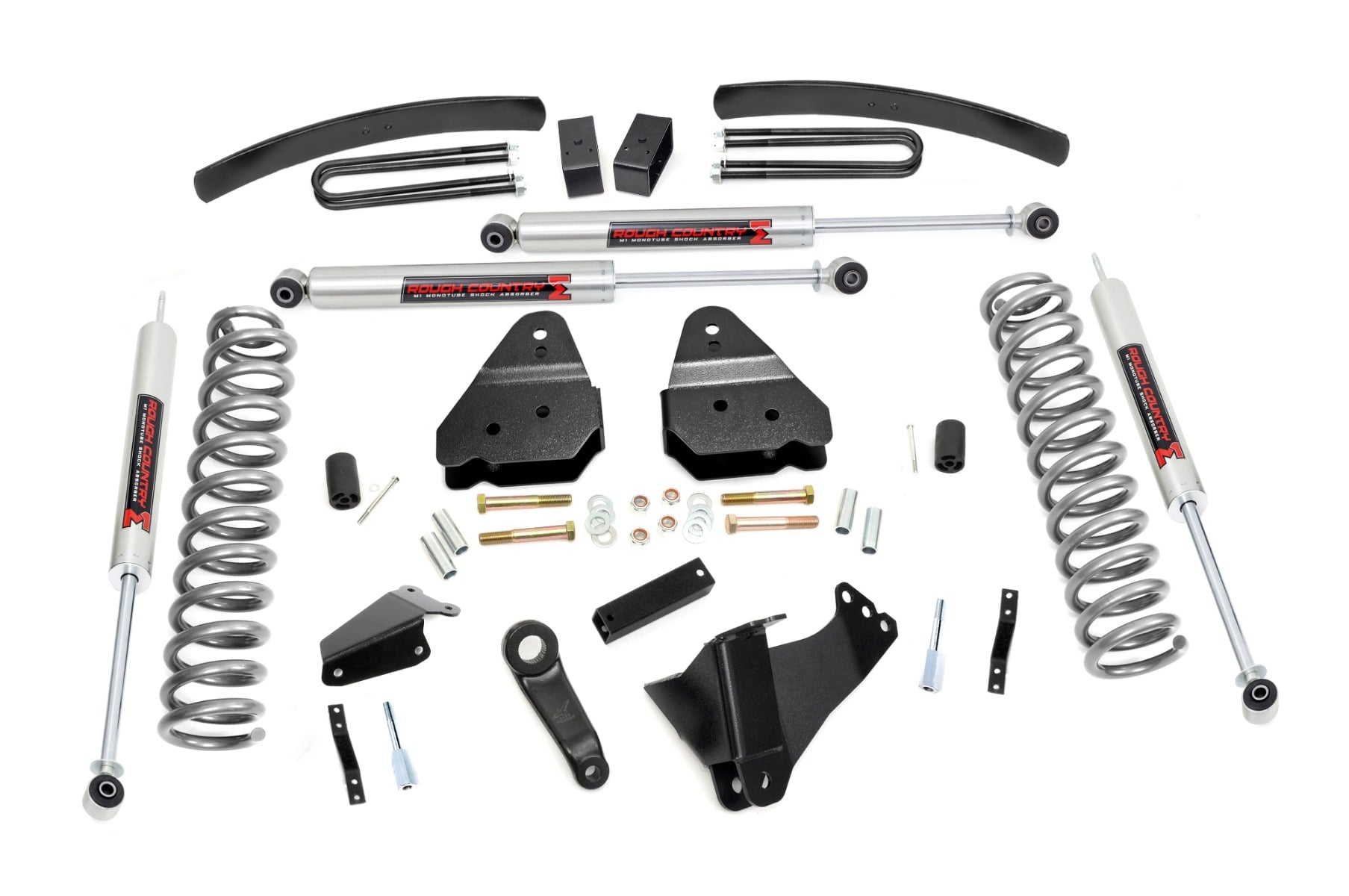 Rough Country 6-Inch M1 Monotube Lift Kit for Ford Super Duty 4WD