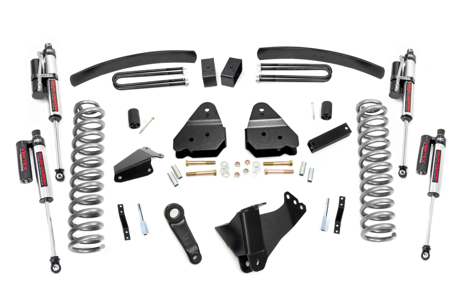 Rough Country 6-Inch Lift Kit with Vertex Shocks for Super Duty 4WD