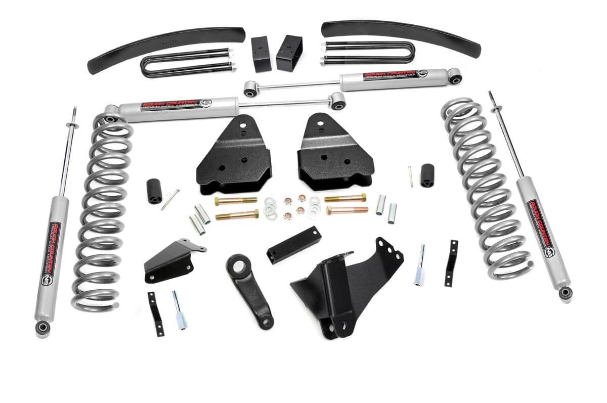 Rough Country 6-Inch Lift Kit with N3 Shocks for 2005–2007 Ford Super Duty 4WD