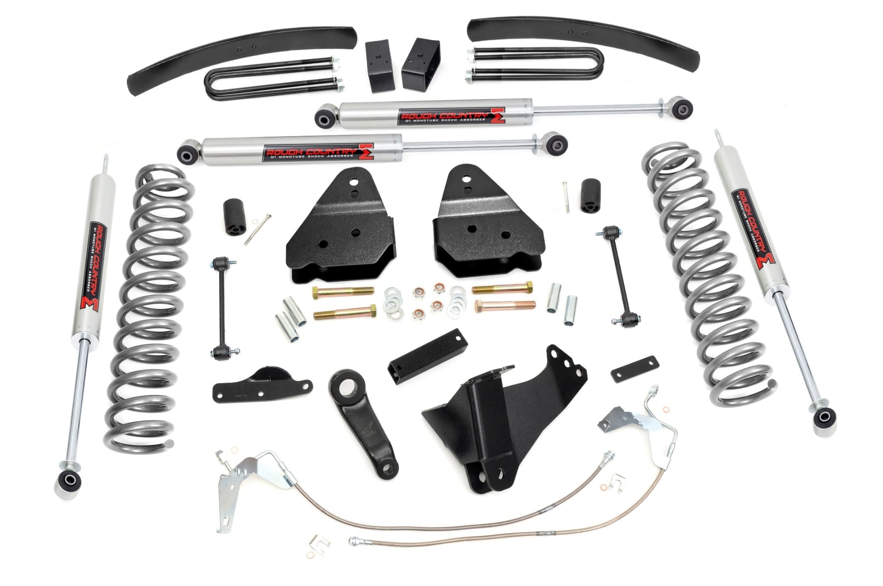 Rough Country 6-Inch Lift Kit with M1 Shocks for 2008–2010 Ford Super Duty 4WD