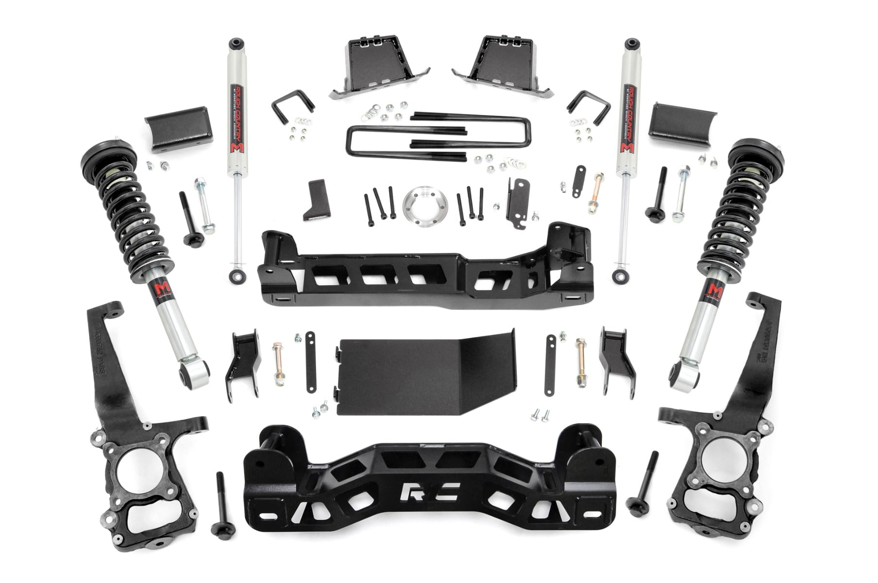 6-Inch Lift Kit with M1 Shocks for 2009–2010 Ford F-150 4WD, Rough Country 59840