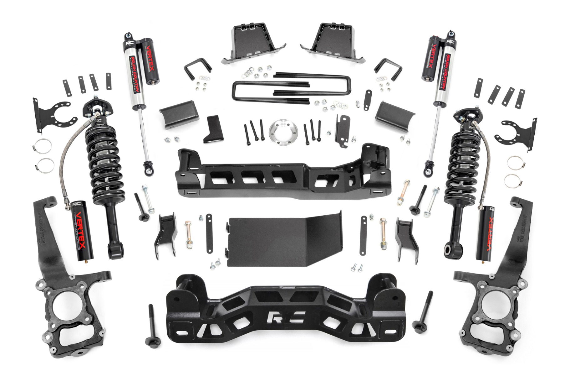 Rough Country 6-Inch Lift Kit with Vertex Shocks for 2009-2010 Ford F-150