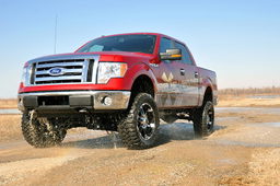 4-Inch Lift Kit with N3 Shocks for 2009–2010 Ford F-150 4WD fitted to a vehicle, Rough Country 59930