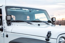 Light Mounts for 2007-2017 Jeep Wrangler, view 2, Rough Country 6004