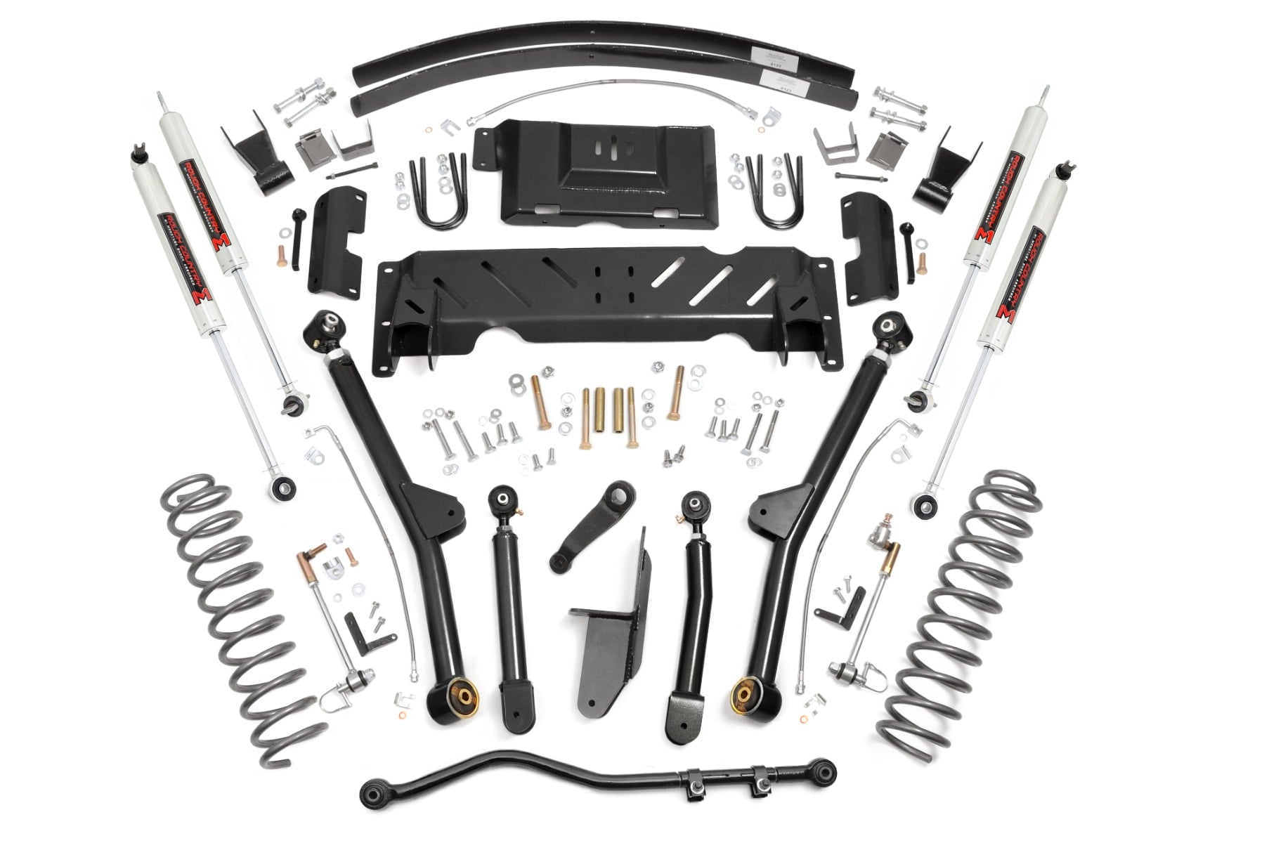 Rough Country 4.5-Inch Lift Kit with M1 Shocks for 1984–2001 Jeep Cherokee 4WD