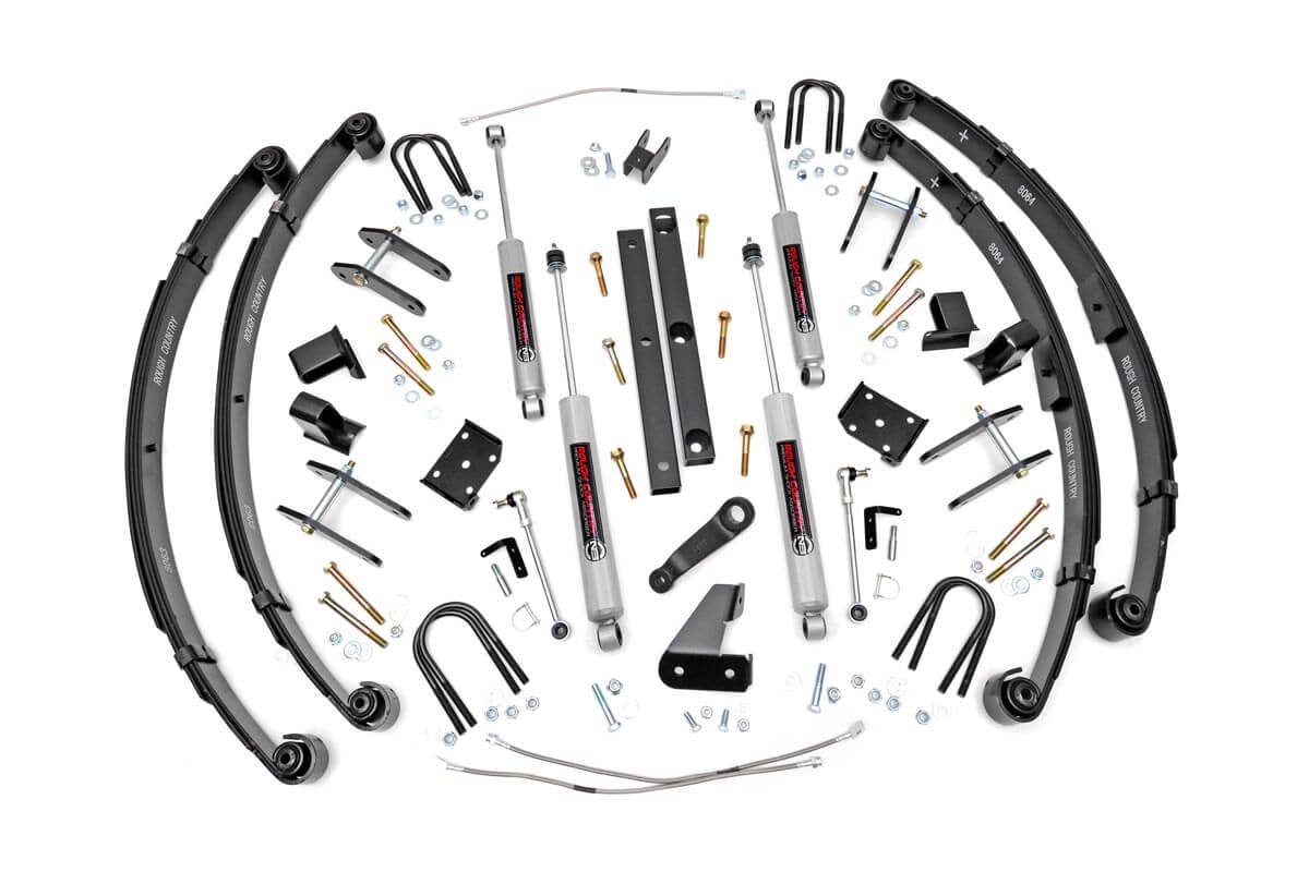 4.5-Inch Lift Kit for Jeep Wrangler YJ 4WD (1987–1995) — Rough Country 617.20