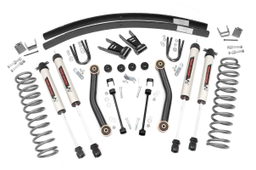 4.5-Inch Lift Kit with V2 Monotube Shocks for 1984–2001 Jeep Cherokee, Rough Country 62370
