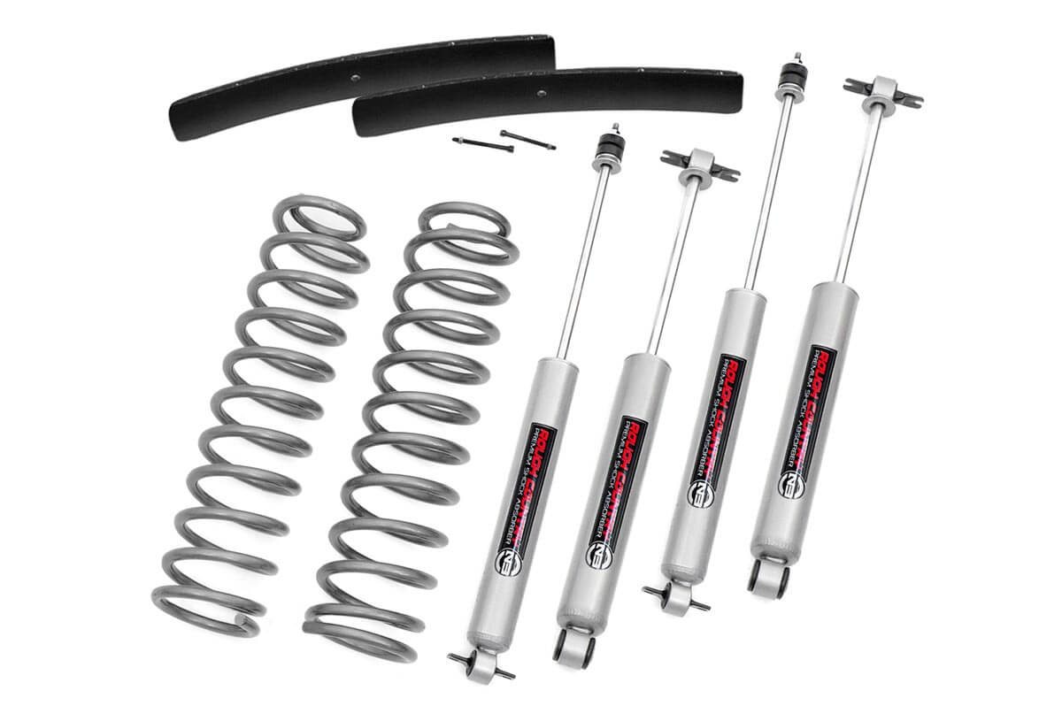 Rough Country 3-Inch Lift Kit with N3 Shocks for 1986–1992 Jeep Comanche